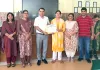 साप्ताहिक हिंदी पखवाड़ा कार्यक्रम के दौरान डायरी लेखन प्रतियोगिता में दीपा रही प्रथम