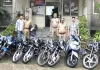 बाइक चोर गिरोह का पर्दाफाश, एक गिरफ्तार; चोरी की 10 गाड़ियां और अवैध हथियार बरामद