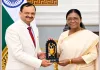 Droupadi Murmu: राष्ट्रपति द्रौपदी मुर्मू से मिले वैदबाण आयुर्वेदिक के एमडी सुभाष गोयल