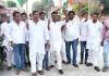 सीईसी के इस्तीफे की मांग को लेकर सड़क पर उतरे कांग्रेसी, पदयात्रा निकाल जताया विरोध