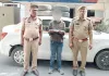 कार से टायर चोरी करने वाला आरोपी गिरफ्तार, चार टायर और लैपटॉप बरामद