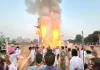 Sirsa Dussehra: 80 फीट मुंछों वाले रावण का दहन कर धूमधम से मनाया गया बुराई पर अच्छाई का प्रतीक दशहरा