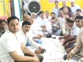 'नगरपालिका परिषद के सभासदों ने धरना-प्रदर्शन को दिया समर्थन'