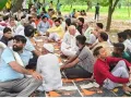 हाईटेंशन लाइन के विरोध में तीसरे दिन भी धरने पर डटे रहे ग्रामीण