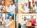 कांवड़ यात्रा सकुशल सम्पन्न कराने पर पुलिस-प्रशासनिक अधिकारियों का सम्मान
