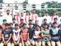 राष्ट्रीय टीम के कप्तान व जिला विद्यालय निरीक्षक ने किया वॉलीबॉल खिलाड़ियों का उत्साहवर्धन