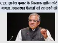 CEC ज्ञानेश कुमार के खिलाफ सुप्रीम कोर्ट पहुंचा मामला, ‘एकतरफा फैसलों’ को रद्द करने की मांग