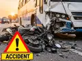 Hanumangarh Town Accident: बस की बाइक से आमने-सामने भिड़ंत, एक की मौत, दो गंभीर घायल 