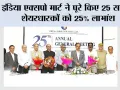 इंडिया एक्सपो मार्ट ने पूरे किए 25 साल, शेयरधारकों को 25% लाभांश