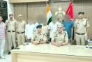पुलिस ने छापेमारी करके ठगी करने वाले पांच आरोपी किए गिरफ्तार 