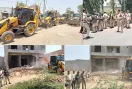 हरियाणा में नशा तस्करों पर सबसे बड़ी कार्रवाई, 27 अवैध निर्माणों पर चला बुलडोजर