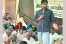 सुंदर नहर में पूरा पानी चलाने की मांग को लेकर जमालपुर में किसानों  का धरना जारी 