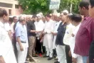 भिवानी में बिजली संकट पर लोगों का विरोध, सब स्टेशन पर सेक्टरवासियों का प्रदर्शन