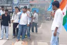 एचटेट विवाद: भिवानी में भड़का गुस्सा, एनएसयूआई ने शिक्षा बोर्ड अध्यक्ष का पुतला फूंका