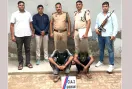 हेरोइन की तस्करी कर रहे दो आरोपी पुलिस के हत्थे चढ़े