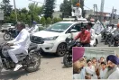 किसानों ने निकाली मोटरसाइकिल रैली, प्रधानमंत्री के नाम सौंपा ज्ञापन