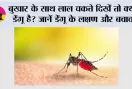 Dengue Symptoms: बुखार के साथ लाल चकत्ते दिखें तो क्या डेंगू है? जानें डेंगू के लक्षण और बचाव