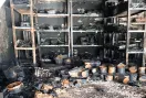 Fire: हार्डवेयर-सेनेटरी की दुकान में भीषण आग, लाखों का सामान जलकर राख