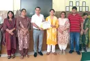 साप्ताहिक हिंदी पखवाड़ा कार्यक्रम के दौरान डायरी लेखन प्रतियोगिता में दीपा रही प्रथम