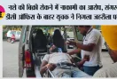 नशे की बिक्री रोकने में नाकामी का आरोप, संगरूर DC ऑफिस के बाहर युवक ने निगला जहरीला पदार्थ