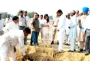 ओलावृष्टि से किसानों की मेहनत पर फिरा पानी, एसडीएम ने लिया नुकसान का जायजा