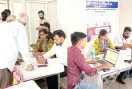 Seva Sankalp Abhiyan: सेवा सेतु संकल्प अभियान के तहत पटौदी में लगा स्वास्थ्य जांच शिविर