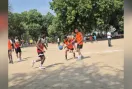 मोहम्मदपुरिया में नेटबॉल ट्रायल में 100 से अधिक खिलाड़ियों ने लिया भाग