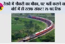 Railway Vacancy 2026: रेलवे में नौकरी का मौका, पर भर्ती कराने वाले बोर्ड में ही स्टाफ संकट! 75 पद रिक्त