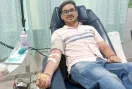 Blood Donation: एमएसजी आईटी विंग के इस सेवादार ने किया परमार्थी दिवस पर रक्तदान