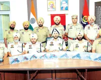 चार आरोपी 10 आधुनिक पिस्तौलों सहित काबू 