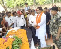 बीएसएफ के जवान को गार्ड ऑफ ऑनर देकर दी गई अंतिम विदाई 
