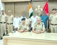 पुलिस ने छापेमारी करके ठगी करने वाले पांच आरोपी किए गिरफ्तार 