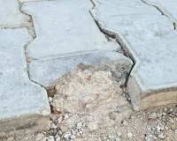 इंटरलॉकिंग कार्य पर उठे सवाल, भ्रष्टाचार के आरोप 