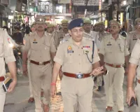 कैराना में एसपी ने पैदल गश्त करके परखी सुरक्षा-व्यवस्था