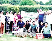 भारत विकास परिषद लाडवा सदस्यों ने दिखाई बेजुबानों के लिए दयालुता
