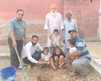 नन्ही गुरलीन के जन्मदिन पर हरियाली का संकल्प, पार्षद दंपति ने किया पौधरोपण