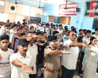 पुलिस टीम ने आईसीएस कोचिंग सेंटर में चलाया नशा मुक्ति अभियान
