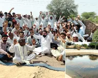 जलघर की सफाई और पेयजल की मांग को लेकर गिंदड़ां वासियों ने किया रोष प्रदर्शन 