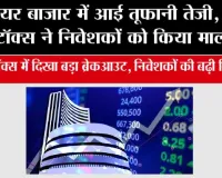 Stock Market News: शेयर बाजार में आई तूफानी तेजी, इन 3 स्टॉक्स ने निवेशकों को किया मालामाल