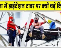 Farmers Protest: सरसा के गांव वैदवाला में हाईटेंशन टावर पर चढ़े किसान, जानें क्या है मामला? 