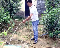 पीने के पानी से सींचे जा रहे थे बाग, जन स्वास्थ्य विभाग की छापेमारी में खुलासा