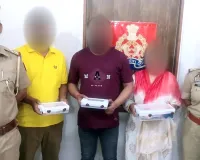 साइबर ठगी करने वाले गिराेह के तीन सदस्यों को शिकोहाबाद पुलिस ने किया गिरफ्तार 