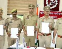 आरव हत्याकांड में अच्छी पैरवी करने वाले थाना प्रभारी समेत 4 पुलिसकर्मी सम्मानित 