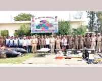 भारतीय सेना की टीम ने गाँव दुलची के में की बाढ़ से बचाव के लिए की मॉक ड्रिल