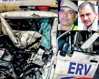 गुरुग्राम में गश्त के दौरान हादसा: टैंकर से टकराई पुलिस ईआरवी, दो जवानों की मौत