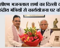 सीएम भजनलाल शर्मा का दिल्ली दौरा: केंद्रीय मंत्रियों से कार्ययोजना पर की चर्चा