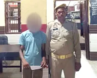 अवैध चाकू समेत आरोपी दबोचा