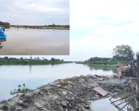 लगातार बारिश से जनजीवन बेहाल, शहर की सड़कें बनीं तालाब