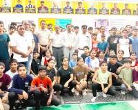 प्रताप स्कूल में जिला स्तरीय विद्यालय भारोत्तोलन प्रतियोगिता का शुभारंभ