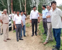 एसडीएम ने बाढ़ सुरक्षा इंतजामों का लिया जायजा